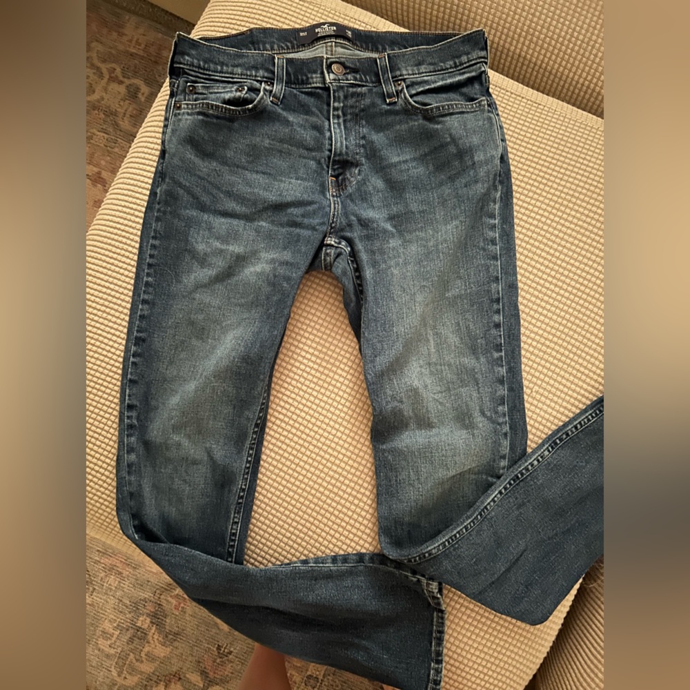 Hollister Men's Denim Slim Straight Jeans w30 x 32 like new